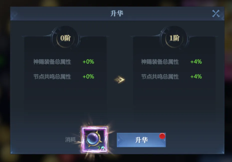 神火大陆神赐升华升级