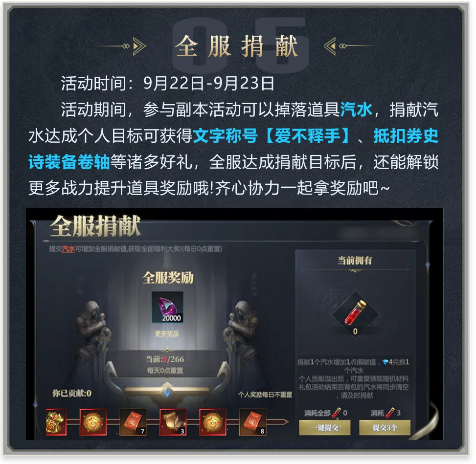 神火大陆全服捐献